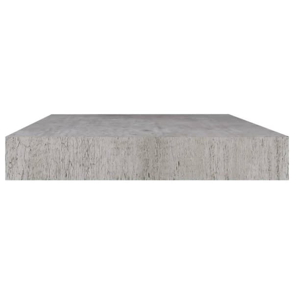 vidaXL Flytende vegghyller 4 stk betonggrå 40x23x3,8 cm MDF