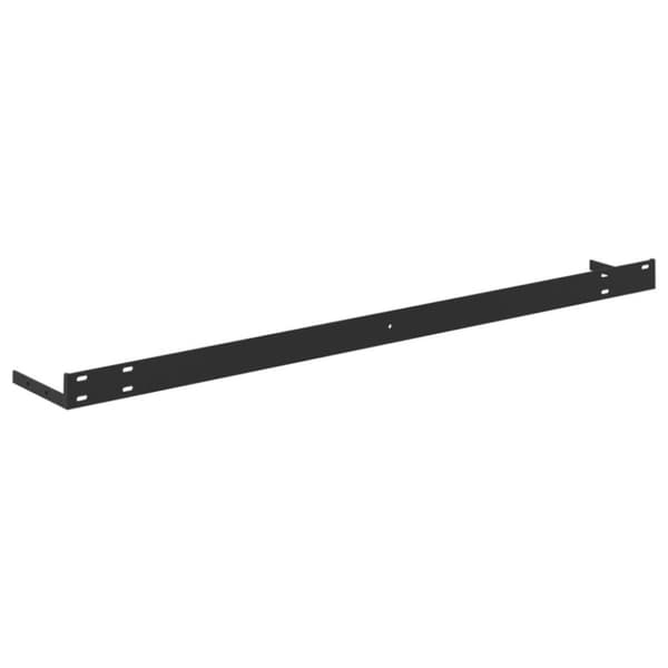 vidaXL svævehylde 90x23,5x3,8 cm MDF egetræsfarve og hvid