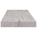 Miniatyrbillede 7 af 9: vidaXL væghylder 2 stk. 60x23,5x3,8 cm MDF betongrå
