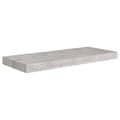 Miniatyrbilde 1 av 8: vidaXL Flytende vegghylle betonggrå 60x23,5x3,8 cm MDF