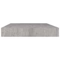 Miniatyrbillede 6 af 8: vidaXL væghylde 50x23x3,8 cm MDF betongrå