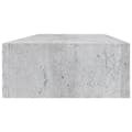 Miniatyrbilde 5 av 10: vidaXL Veggmontert skuffehylle betonggrå 60x23,5x10 cm MDF