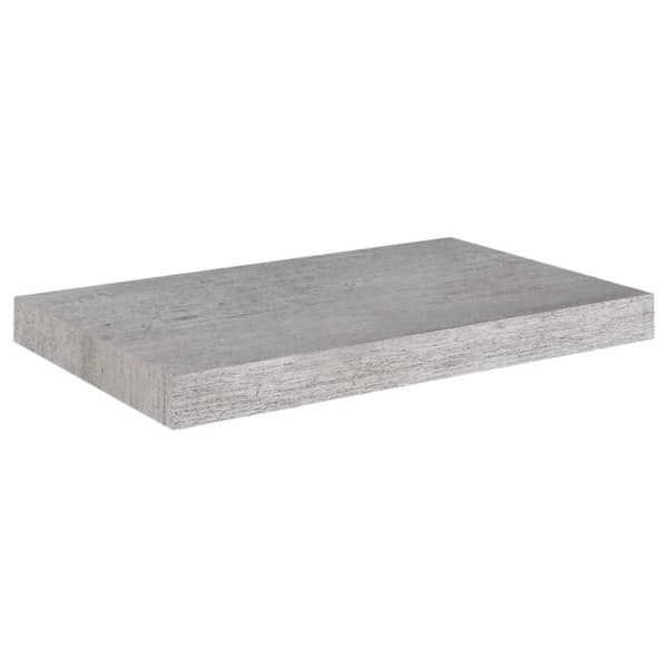 vidaXL væghylder 4 stk. 50x23x3,8 cm MDF betongrå