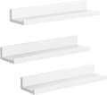 Pikkukuva 1 / 8: 3-pack Tavelhylla / Vägghylla Vit 38 x 10 x 5 cm