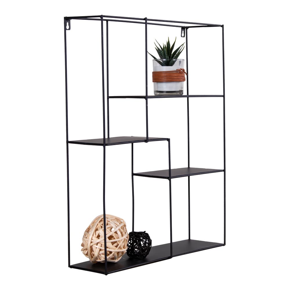 Gons Hylla med svart ram