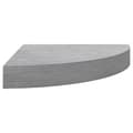 Miniatyrbillede 5 af 9: vidaXL hjørnehylder 2 stk. 25x25x3,8 cm MDF betongrå