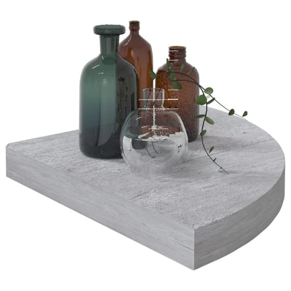 vidaXL Seinäkulmahyllyt 4 kpl betoninharmaa 35x35x3,8 cm MDF