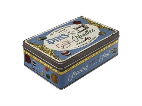 Plåtburk Skrin Pins & Needles