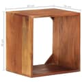 Miniatyrbilde 6 av 11: vidaXL Vegghylle 40x30x40 cm heltre akasie