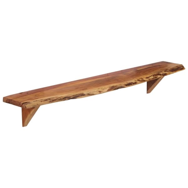 vidaXL Vegghyller 2 stk 110x20x18 cm heltre akasie
