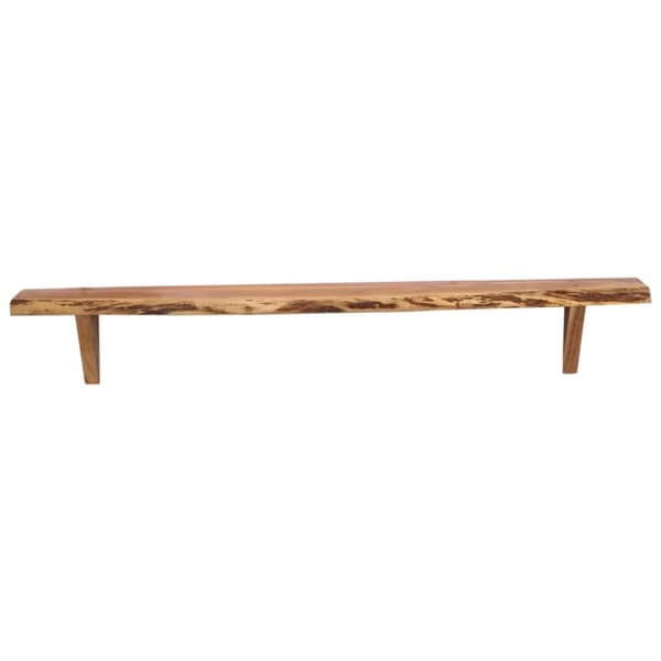 vidaXL Vegghyller 2 stk 110x20x18 cm heltre akasie