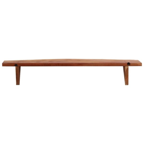 vidaXL Vegghyller 2 stk 110x20x18 cm heltre akasie