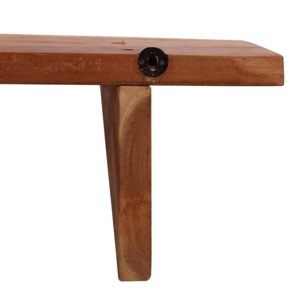 vidaXL Vegghyller 2 stk 110x20x18 cm heltre akasie