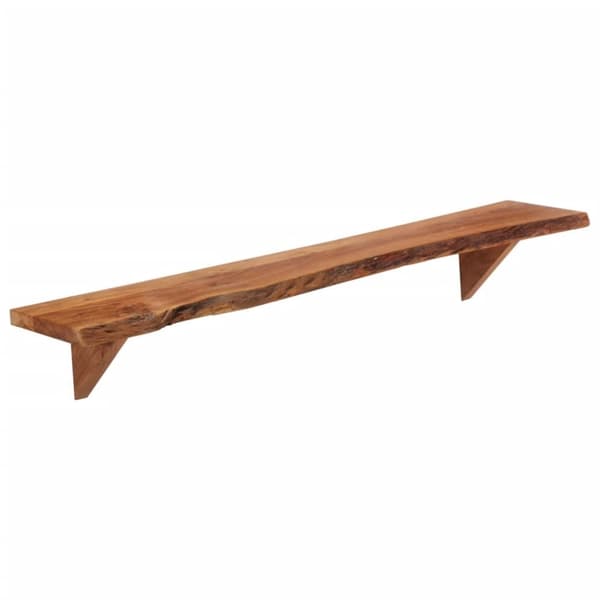 vidaXL Vegghyller 2 stk 110x20x18 cm heltre akasie