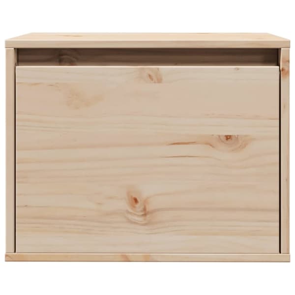 vidaXL Veggskap 45x30x35 cm heltre furu