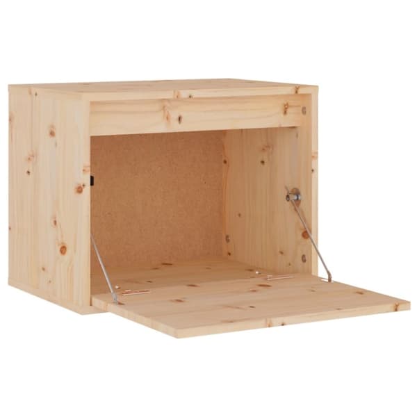 vidaXL Veggskap 45x30x35 cm heltre furu