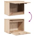 Miniatyrbilde 9 av 11: vidaXL Veggskap 45x30x35 cm heltre furu