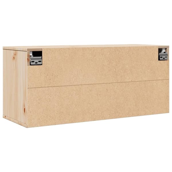 vidaXL vægskab 80x30x35 cm massivt fyrretræ