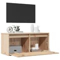 Miniatyrbilde 5 av 11: vidaXL Veggskap 80x30x35 cm heltre furu