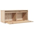 Miniatyrbilde 7 av 11: vidaXL Veggskap 80x30x35 cm heltre furu
