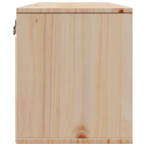 vidaXL Väggskåp 2 st 45x30x35 cm massiv furu