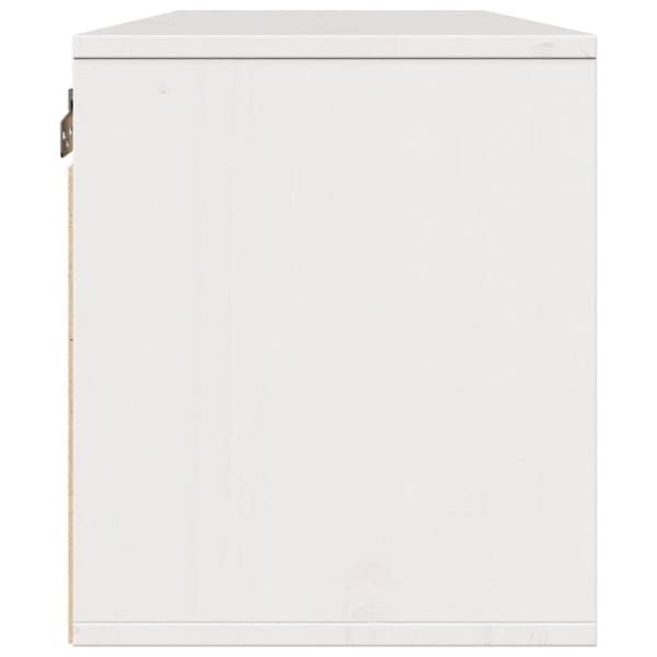 vidaXL vægskabe 2 stk. 45x30x35 cm massivt fyrretræ hvid