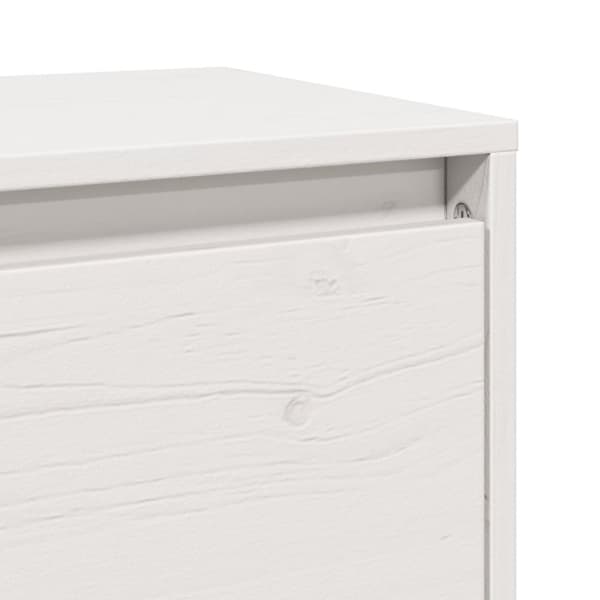 vidaXL vægskabe 2 stk. 45x30x35 cm massivt fyrretræ hvid