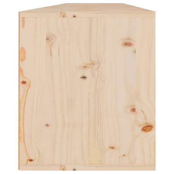 vidaXL Väggskåp 2 st 80x30x35 cm massiv furu