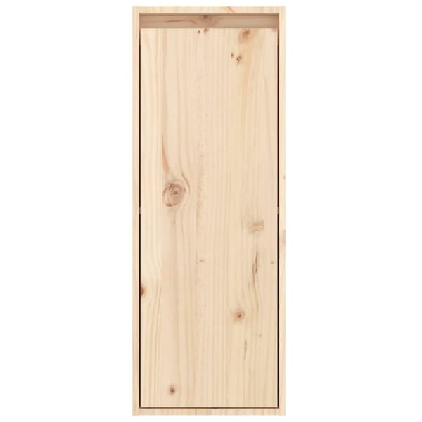 vidaXL Veggskap 2 stk 30x30x80 cm heltre furu