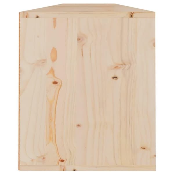 vidaXL vægskabe 2 stk. 100x30x35 cm massivt fyrretræ