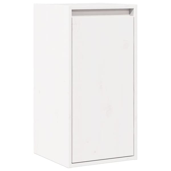 vidaXL Väggskåp vit 30x30x60 cm massiv furu