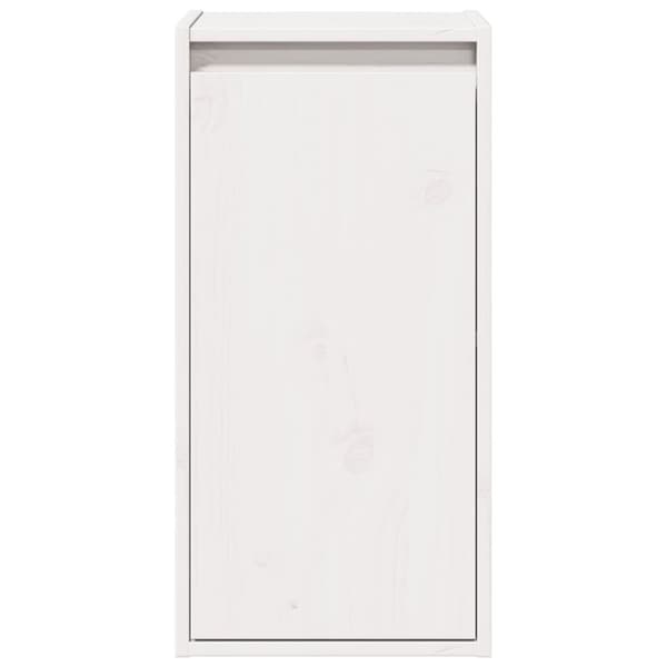 vidaXL Väggskåp vit 30x30x60 cm massiv furu