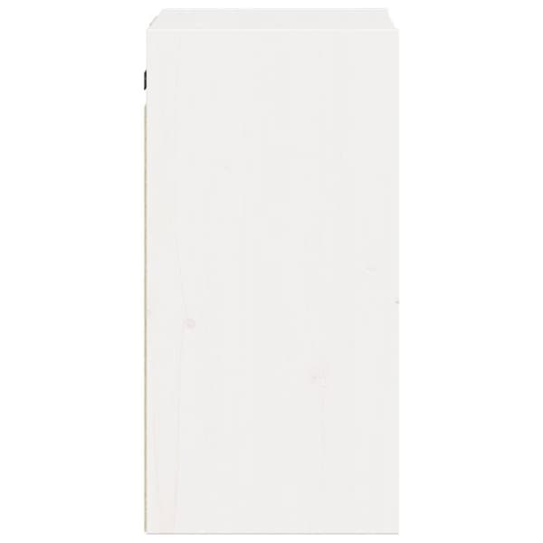 vidaXL Väggskåp vit 30x30x60 cm massiv furu