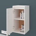 Miniatyrbillede 4 af 11: vidaXL vægskab 30x30x60 cm massivt fyrretræ hvid