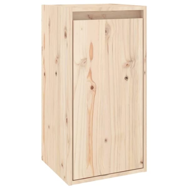 vidaXL Veggskap 2 stk 30x30x60 cm heltre furu