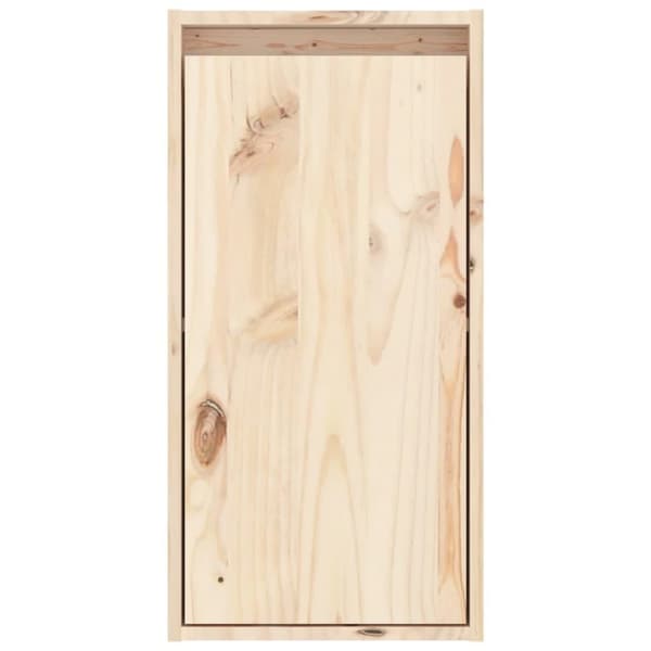 vidaXL Veggskap 2 stk 30x30x60 cm heltre furu