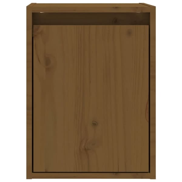 vidaXL Veggskap honningbrun 30x30x40 cm heltre furu