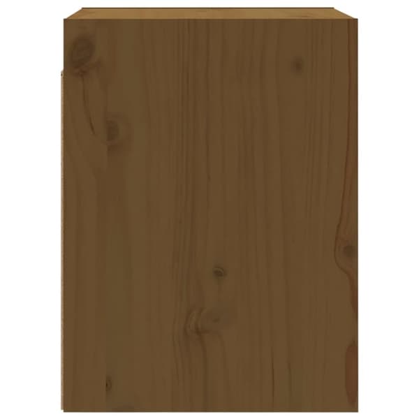 vidaXL Veggskap honningbrun 30x30x40 cm heltre furu