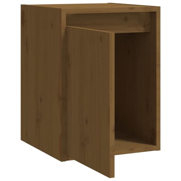 vidaXL Veggskap honningbrun 30x30x40 cm heltre furu