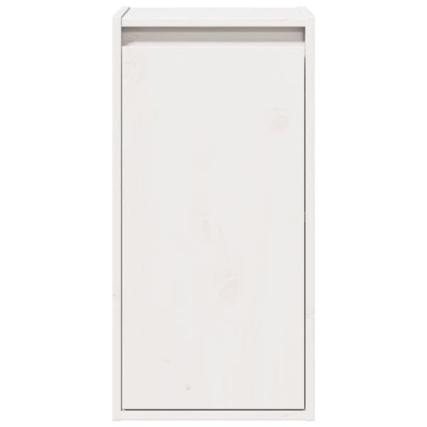 vidaXL Väggskåp 2 st vit 30x30x60 cm massiv furu