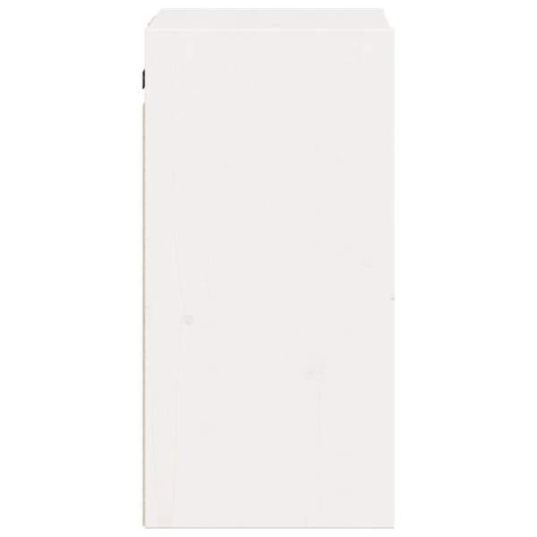 vidaXL Väggskåp 2 st vit 30x30x60 cm massiv furu