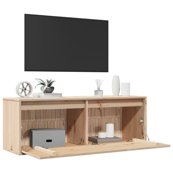 vidaXL Seinäkaappi 100x30x35 cm täysi mänty