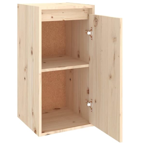 vidaXL Veggskap 30x30x60 cm heltre furu