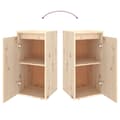 Miniatyrbilde 8 av 11: vidaXL Veggskap 30x30x60 cm heltre furu