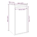 Miniatyrbilde 10 av 11: vidaXL Veggskap 30x30x60 cm heltre furu