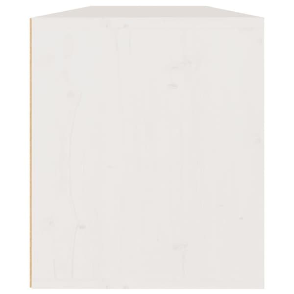 vidaXL Väggskåp 2 st vit 60x30x35 cm massiv furu