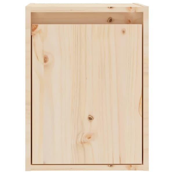 vidaXL Veggskap 30x30x40 cm heltre furu