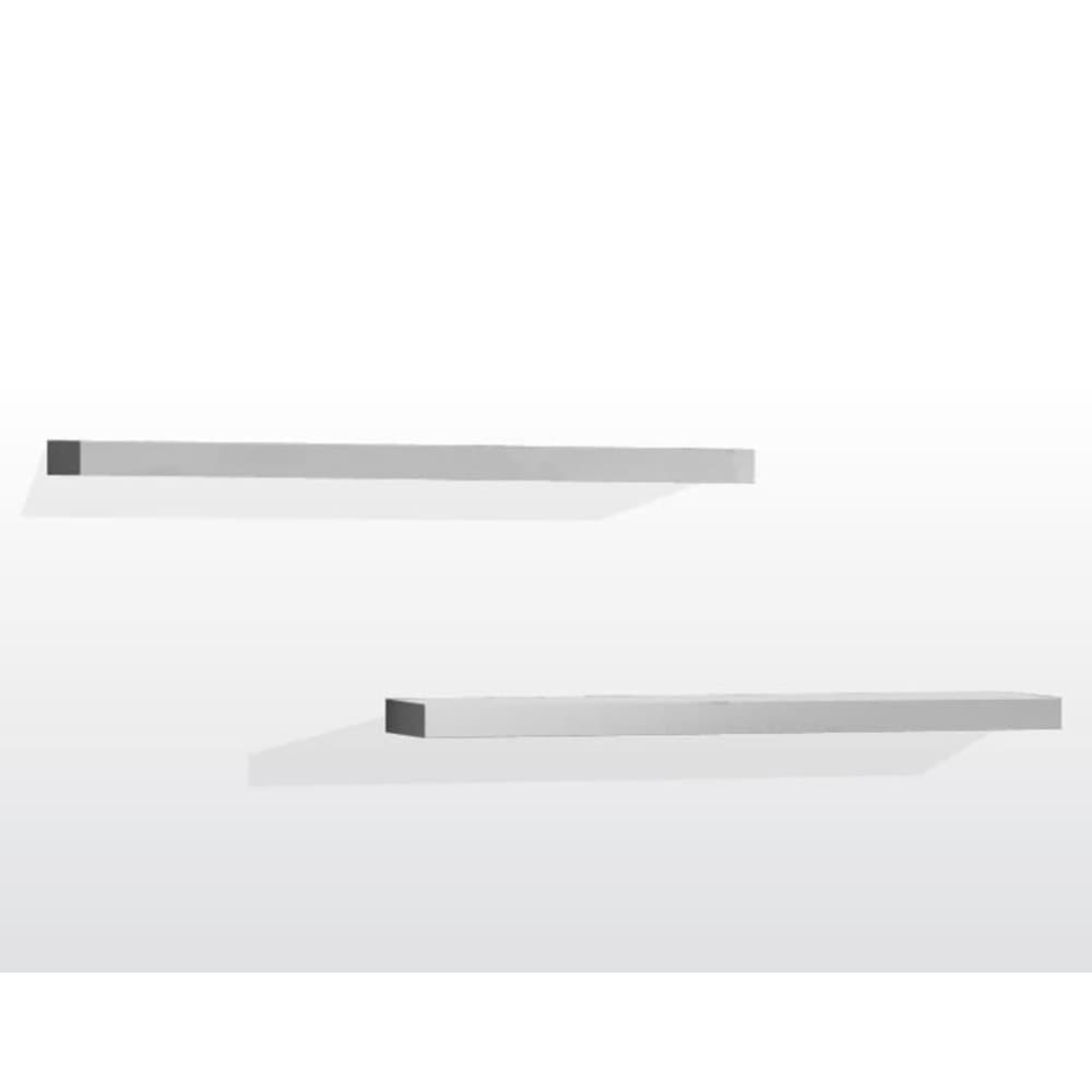 Vipack Vägghyllor set Lara 2 delar trä vit