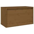 Miniatyrbillede 1 af 11: vidaXL vægskab 60x30x35 cm massivt fyrretræ honningbrun
