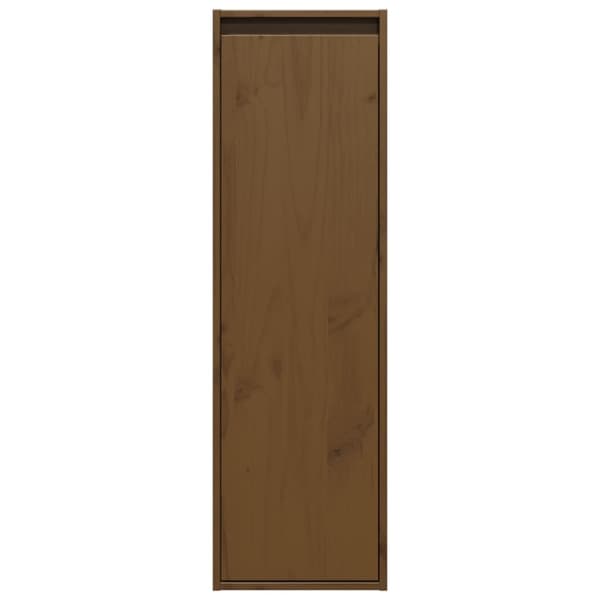 vidaXL Väggskåp honungsbrun 30x30x100 cm massiv furu